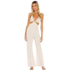 Indah Blaire Halter jumpsuit in Opal XS Small